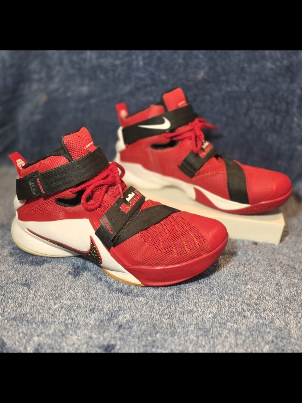 Nike LeBron Soldier 9 "University Red" (or "Cavs" colorway)